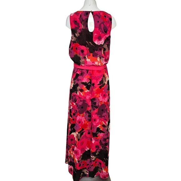 Eliza J  Womens Floral High Low Maxi Dress Size 6 - Picture 6 of 10